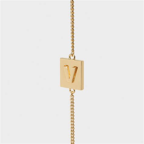 celine alphabet bracelet|ALPHABET WOMEN .